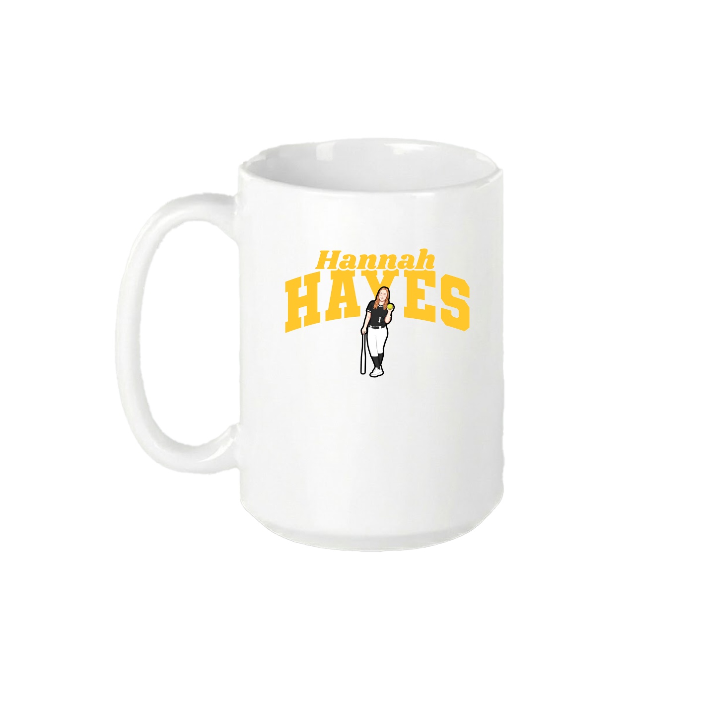 15oz Coffee Mug — Signature Arch in White