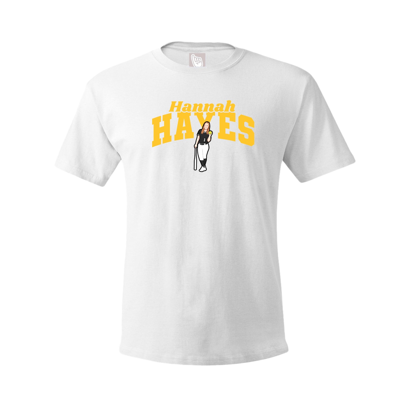 Youth Tee — Signature Arch in White