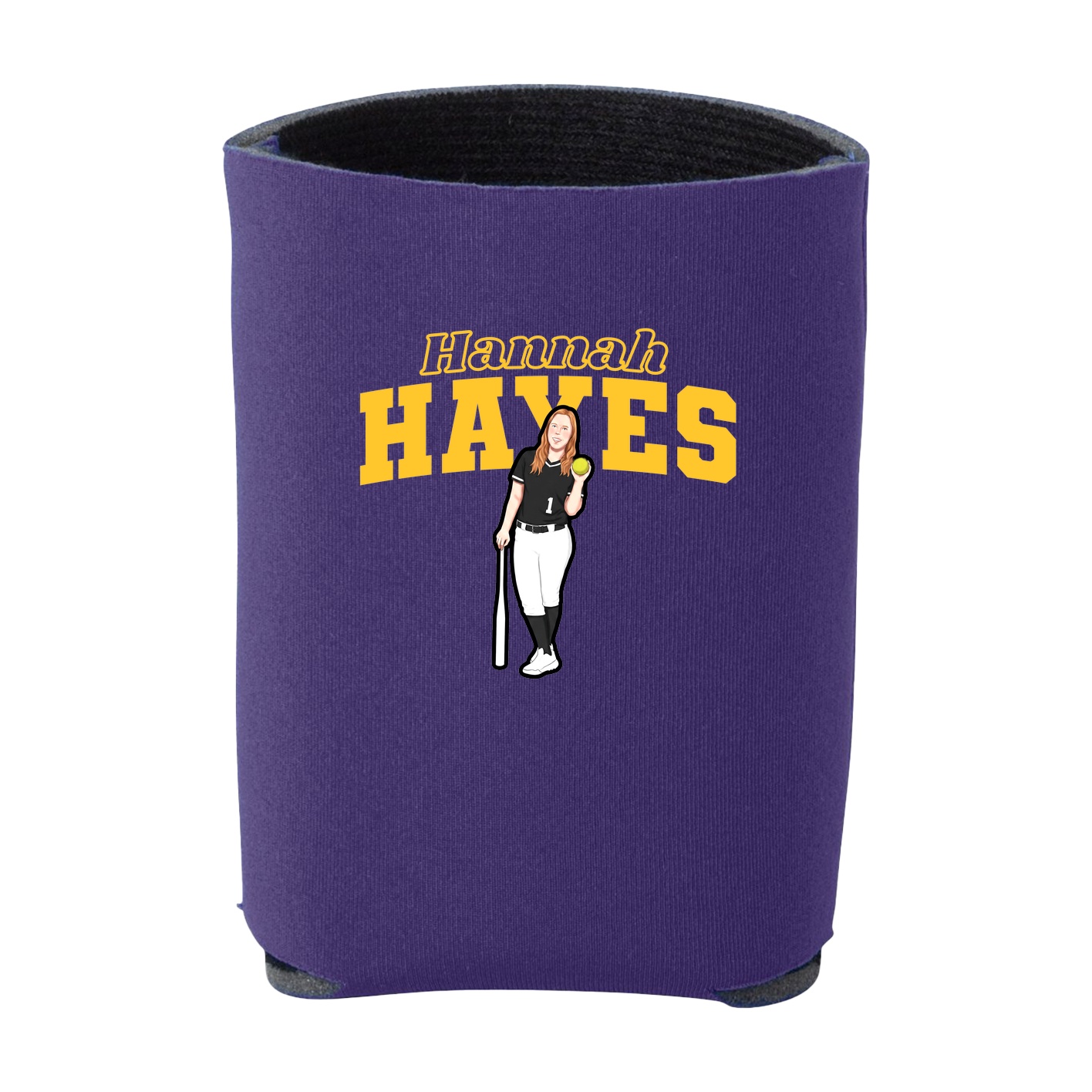 Can Holder — Name Arch in Purple