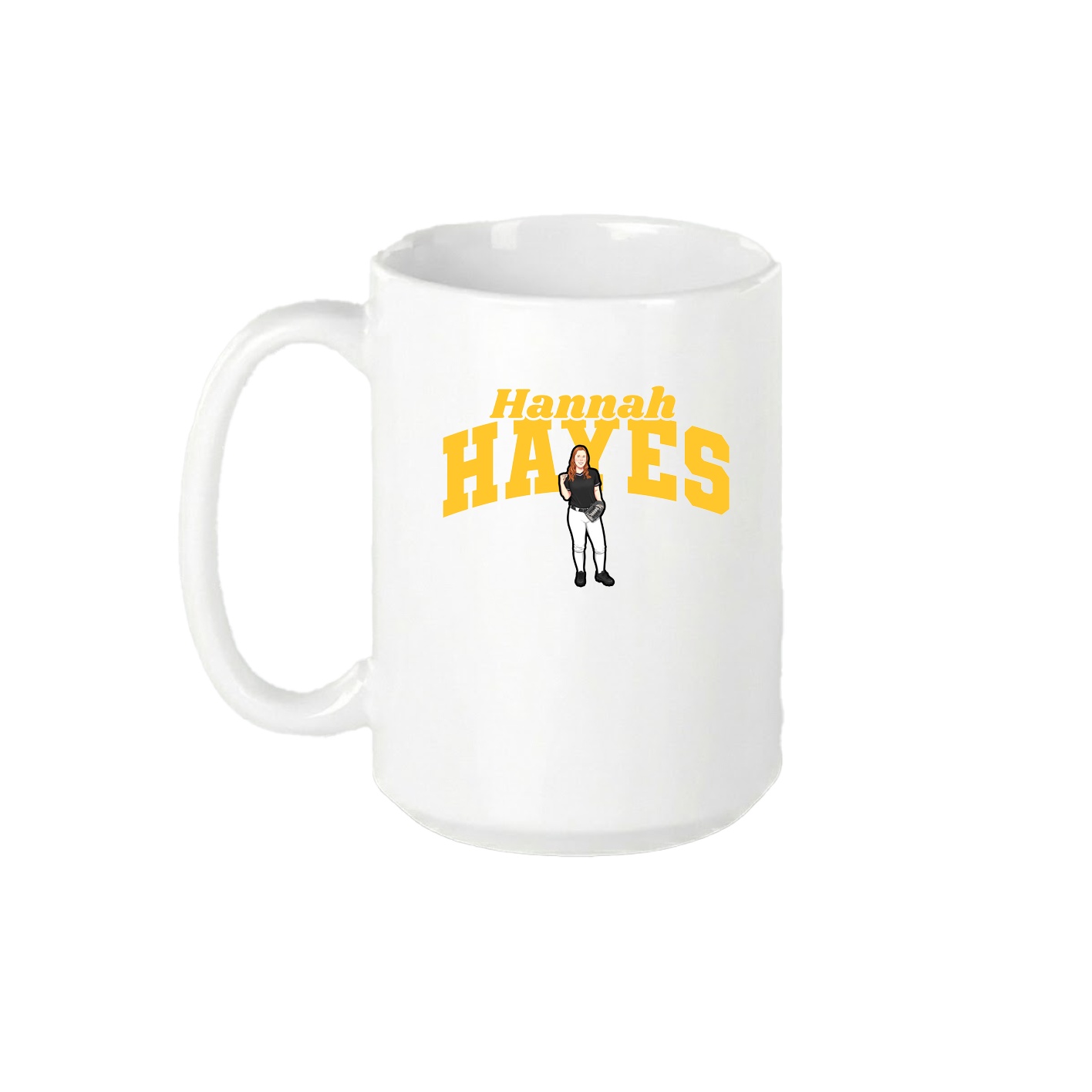 15oz Coffee Mug — Signature Arch in White