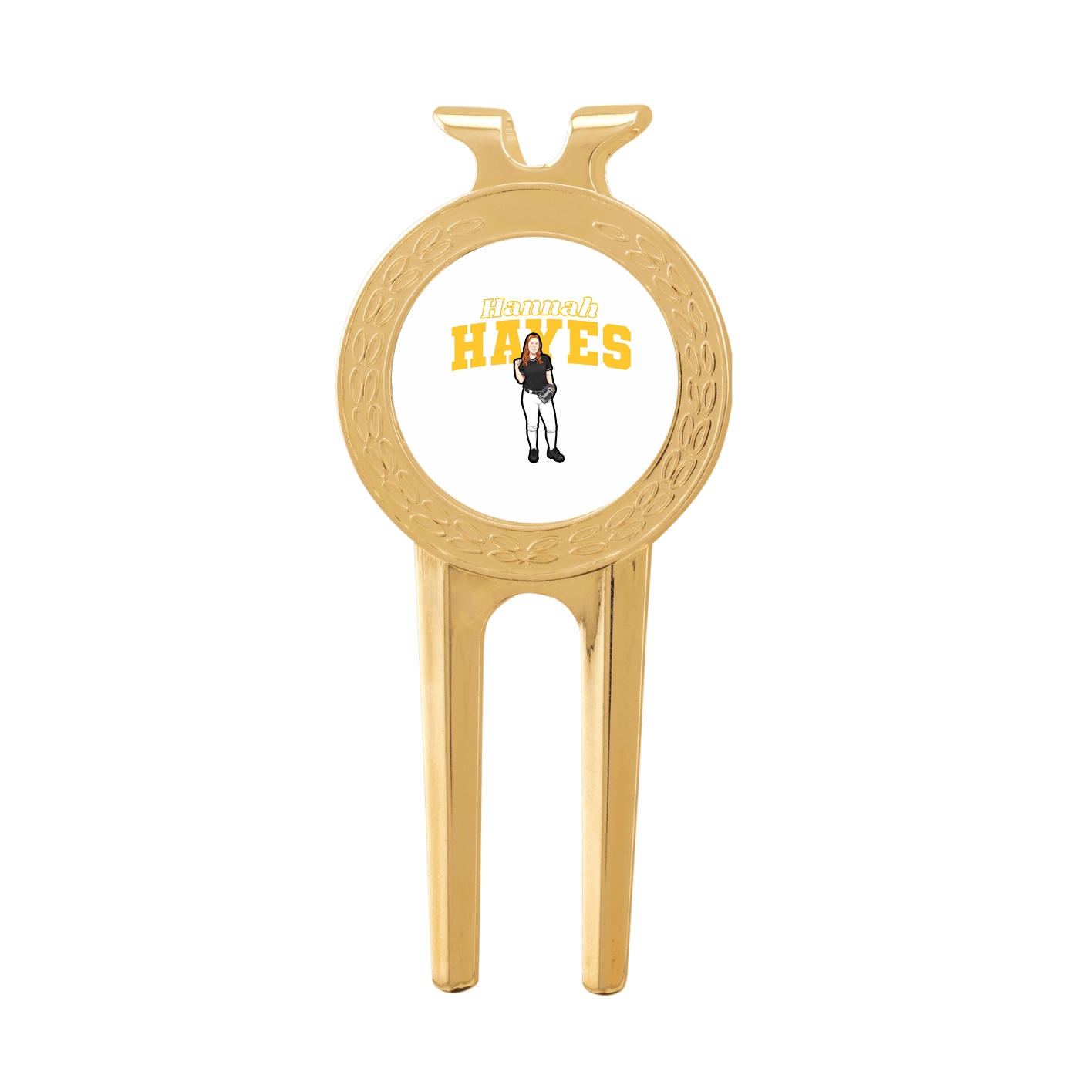 Divot Tool with Ball Marker — Name Arch in Classic