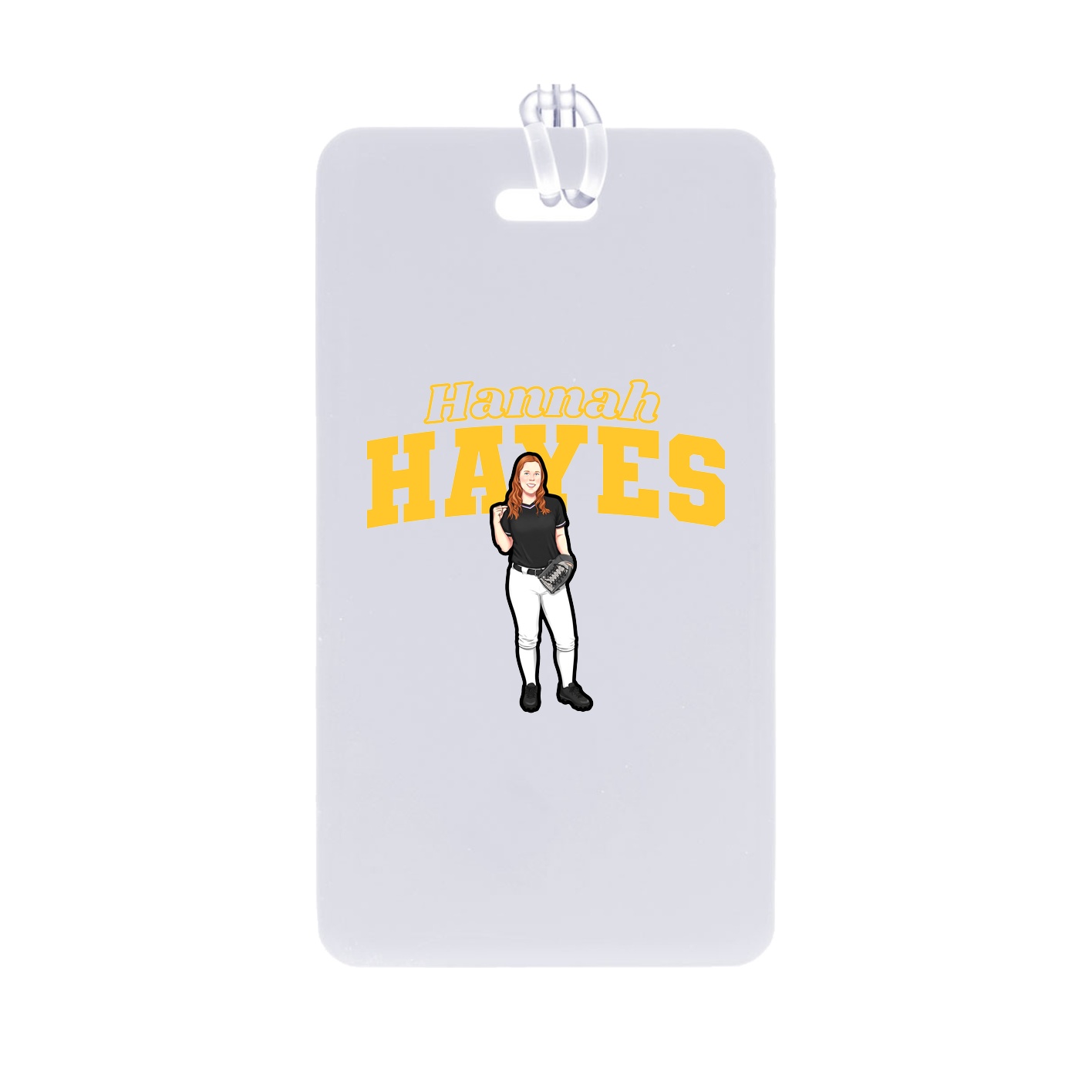 Bag Tag — Name Arch in Classic
