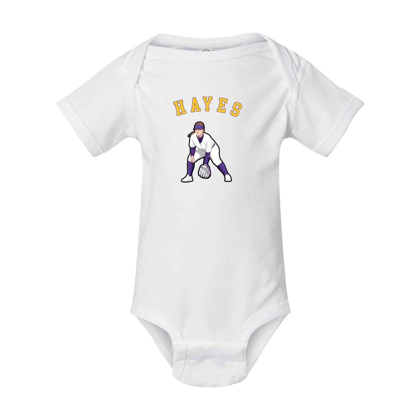 Baby Onesie — Shirsey Arch in White
