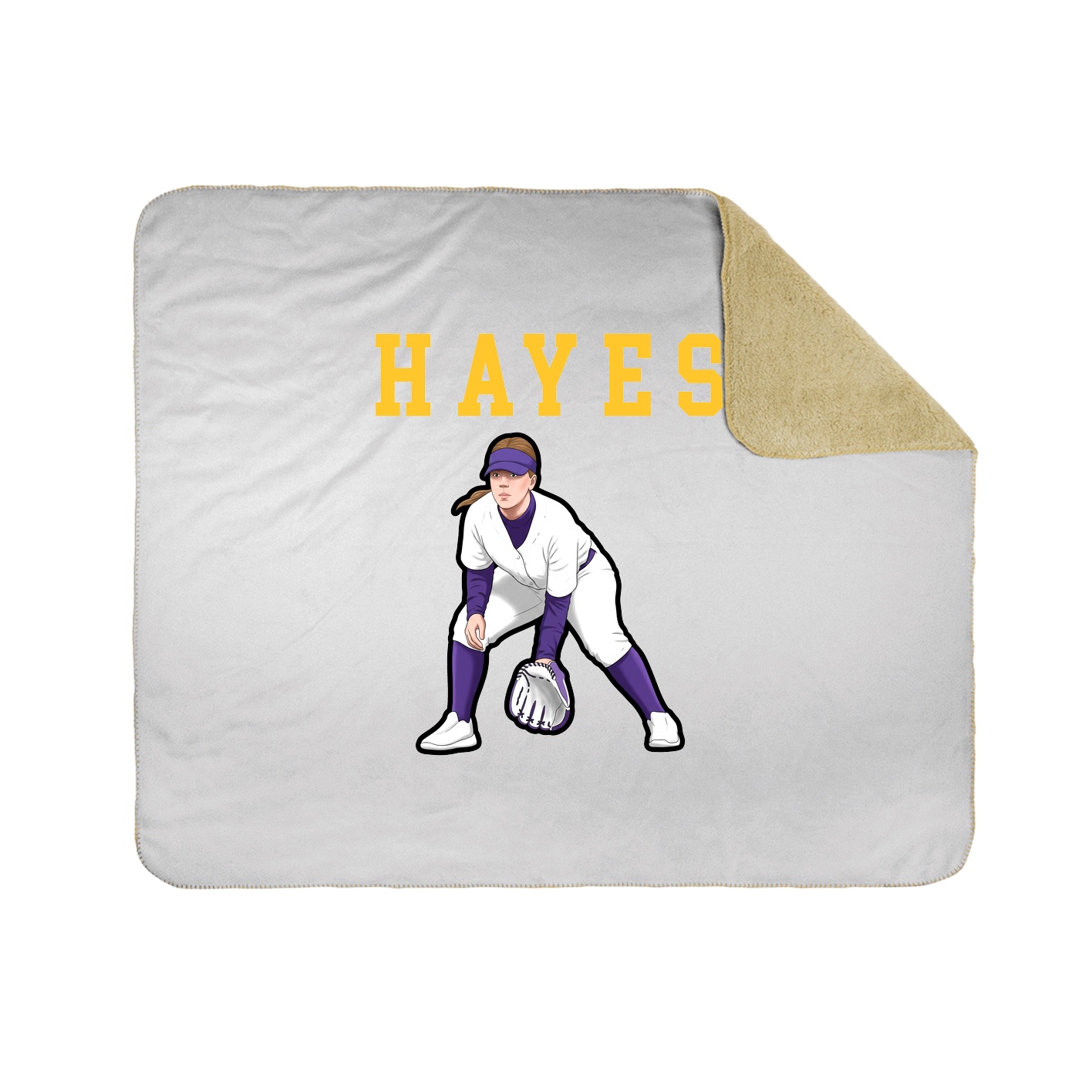 Throw Blanket — Shirsey in White
