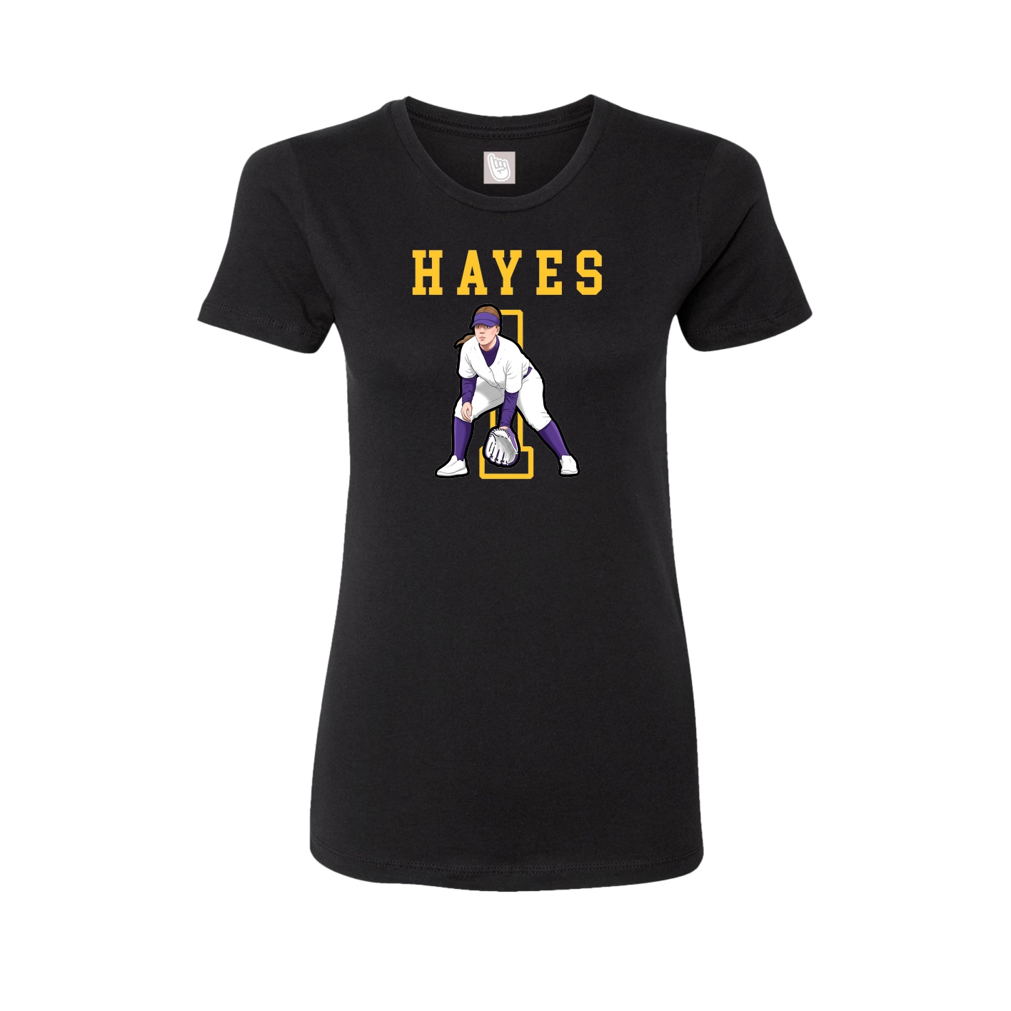 Fitted Women's Tee — Shirsey in Black