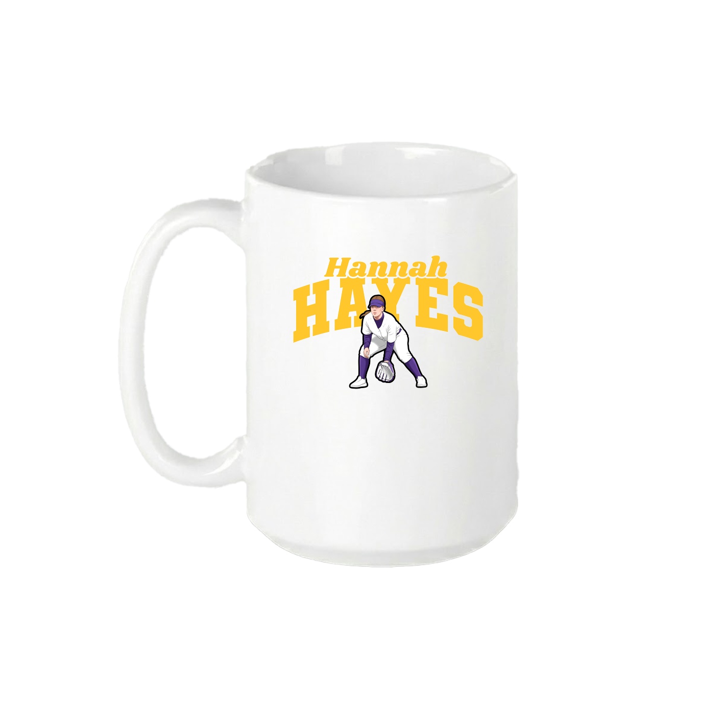15oz Coffee Mug — Signature Arch in White
