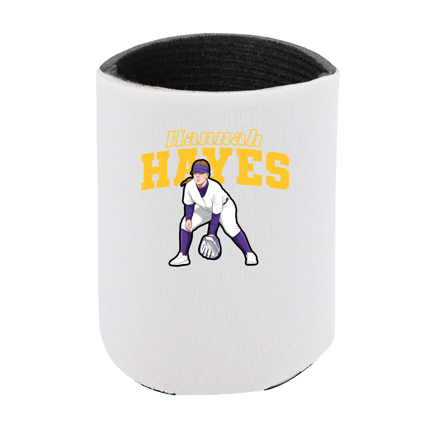 Can Holder — Name Arch in White