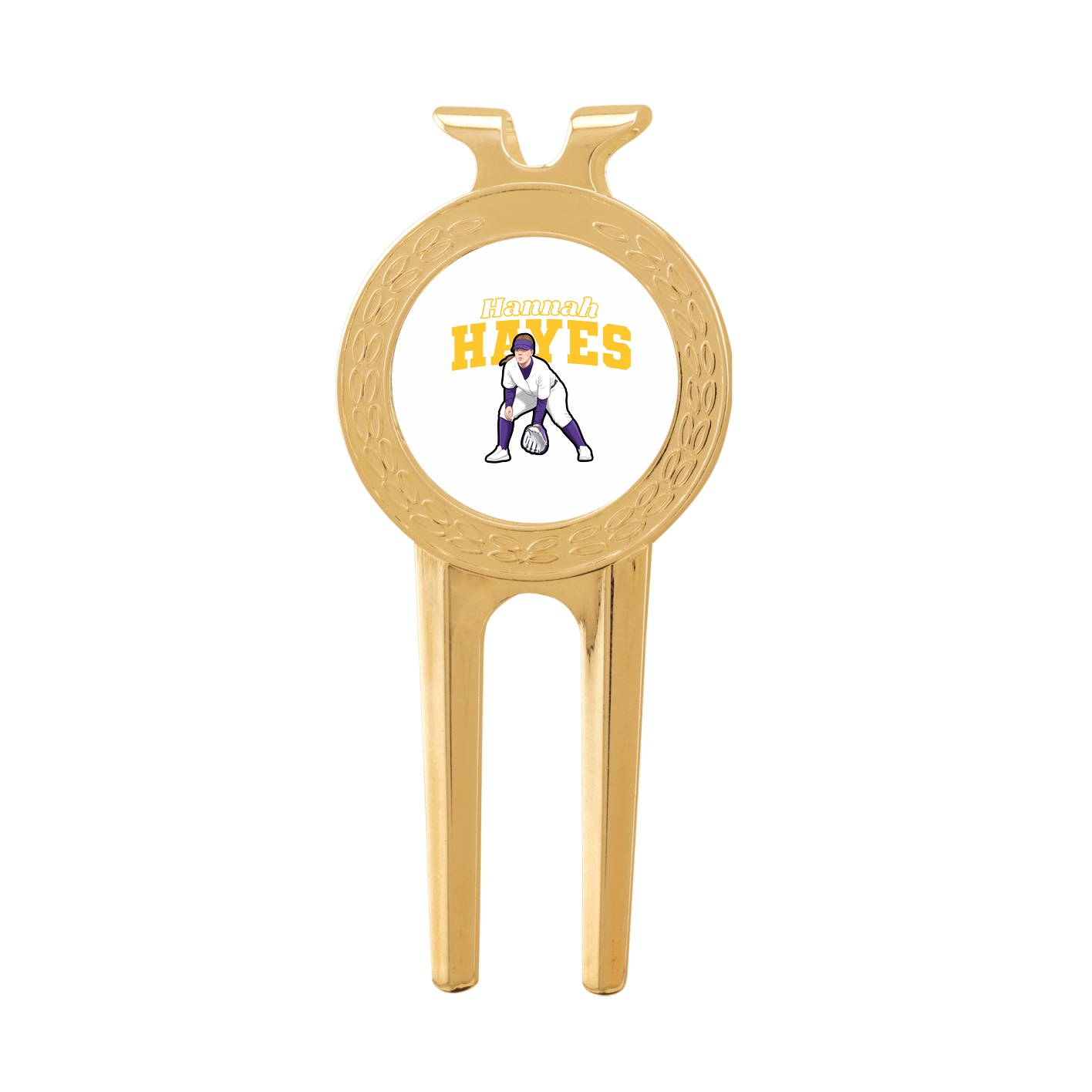 Divot Tool with Ball Marker — Name Arch in Classic