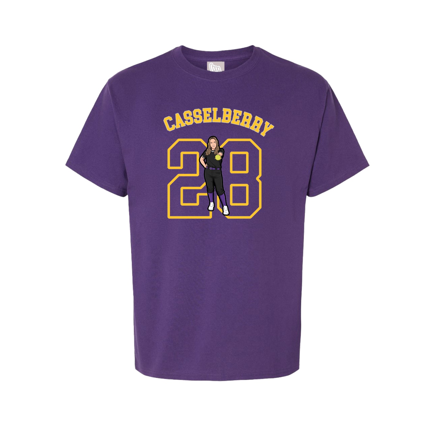 Youth Tee — Shirsey Arch in Purple