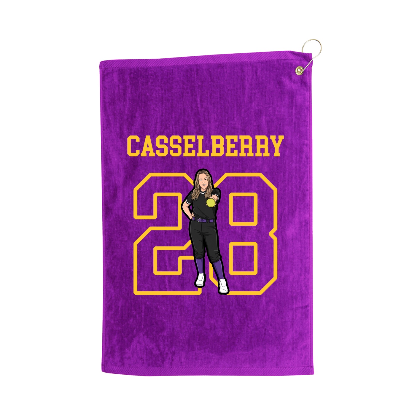 Golf Towel — Shirsey in Purple