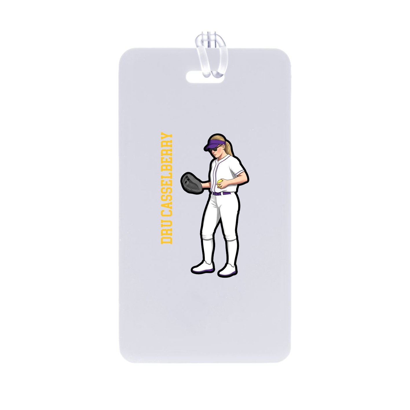 Bag Tag — Name Vertical in Classic