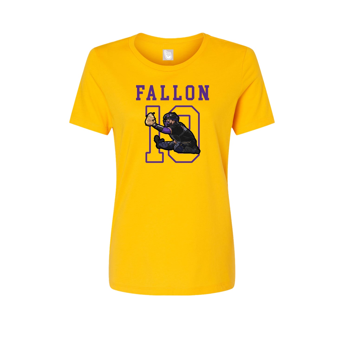 Fitted Women's Tee — Shirsey in Gold