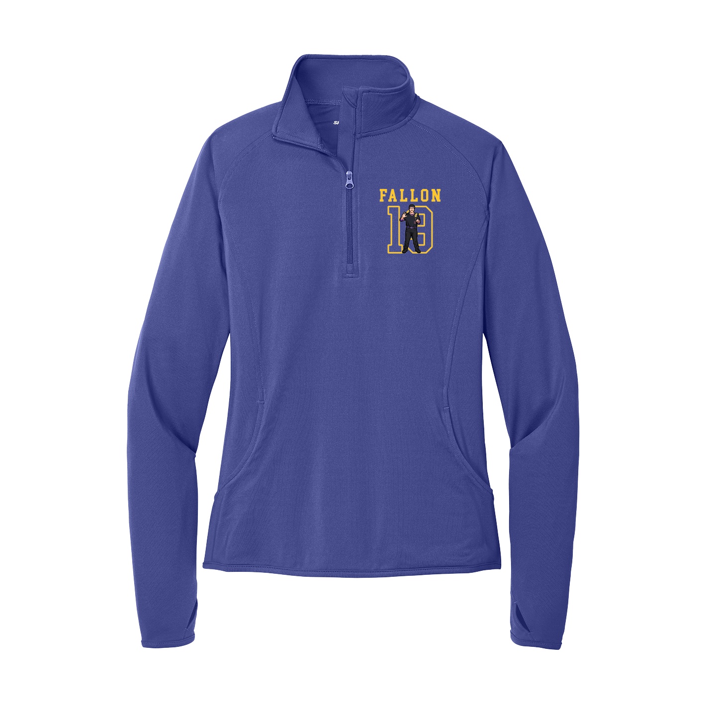 Women's Q-Zip Pullover — Shirsey in Purple