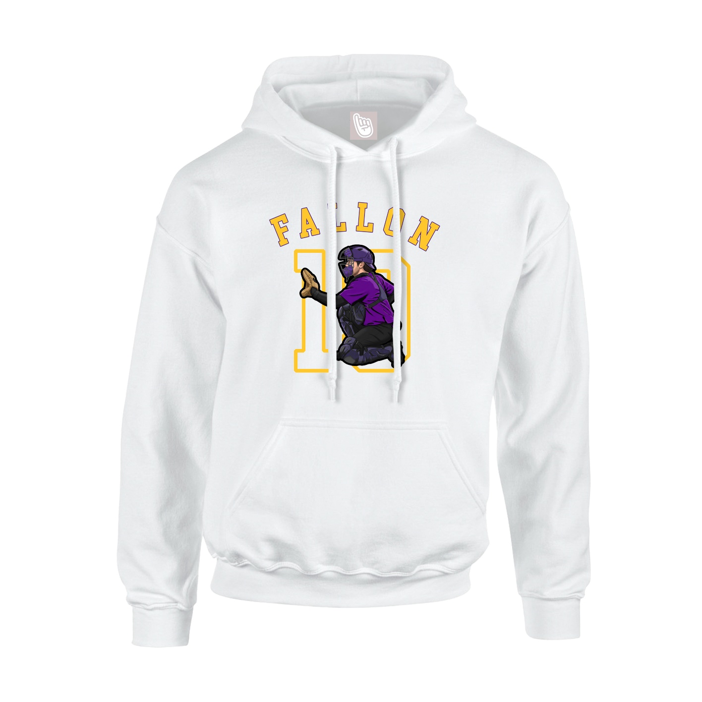Hoodie — Shirsey Arch in White