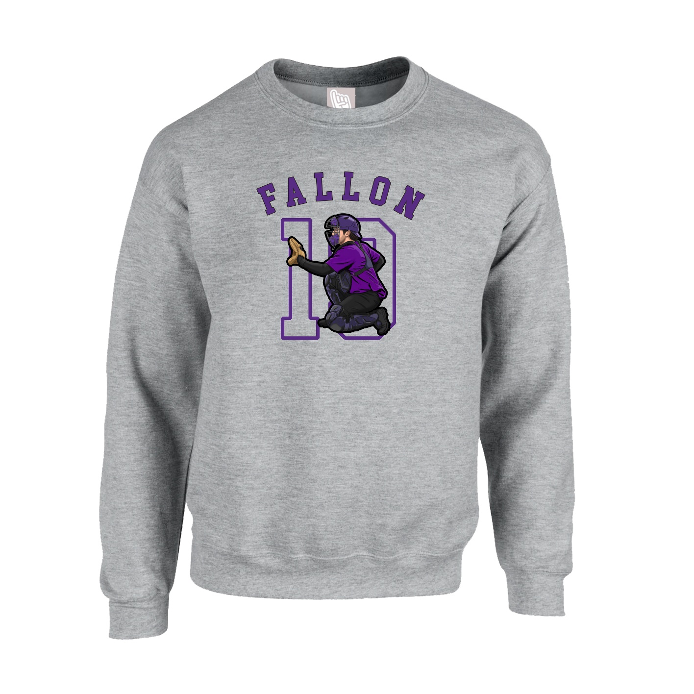 Fleece Crew — Shirsey Arch in Grey