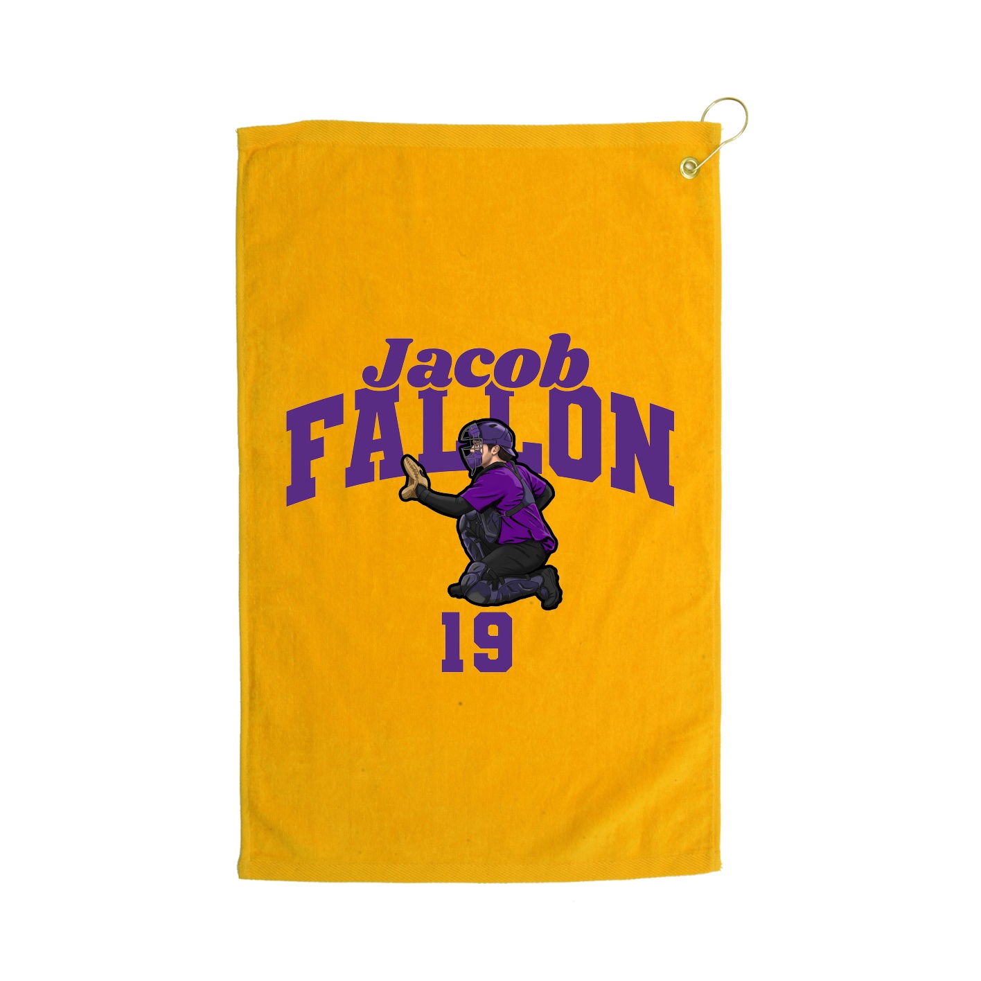 Golf Towel — Signature Arch in Gold
