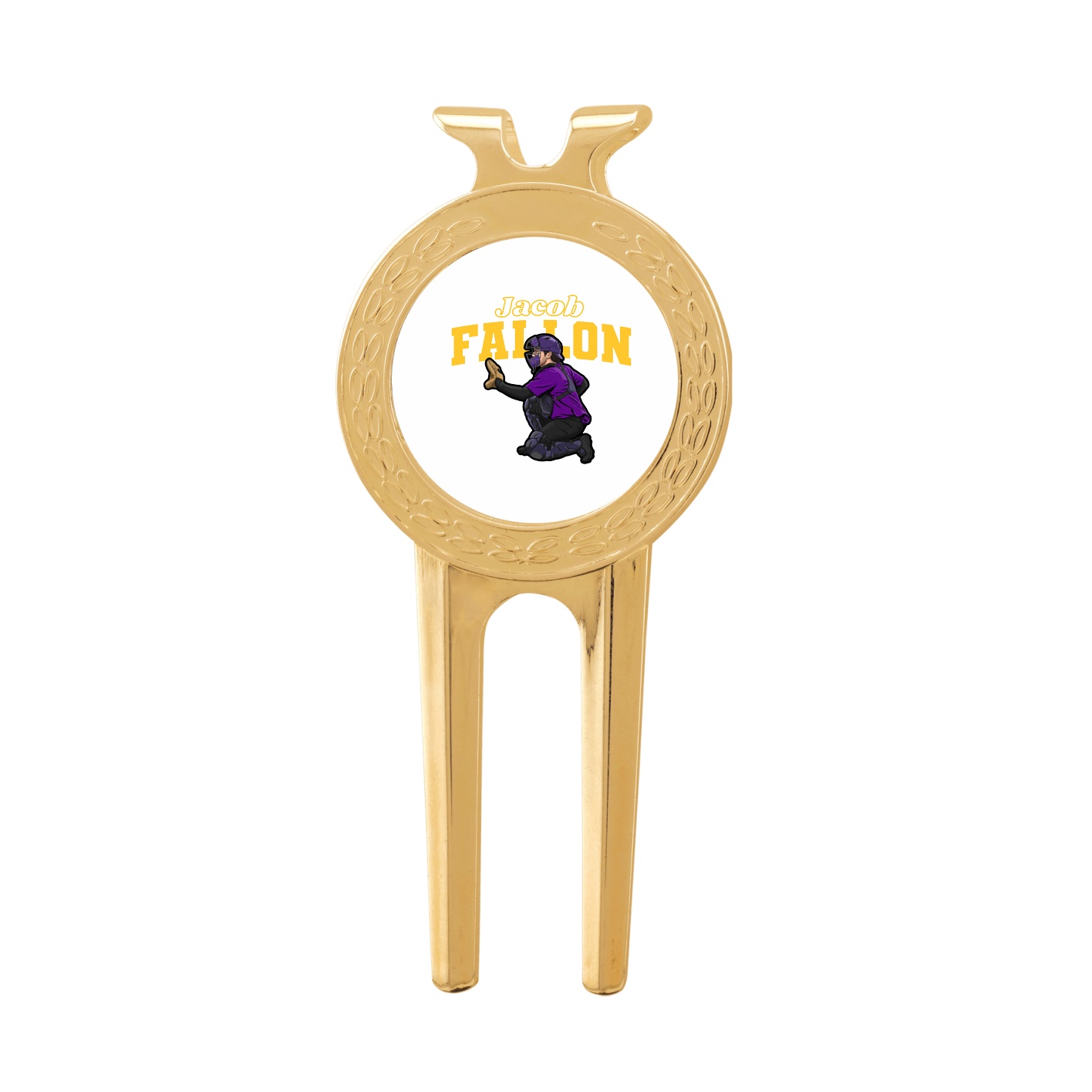 Divot Tool with Ball Marker — Name Arch in Classic