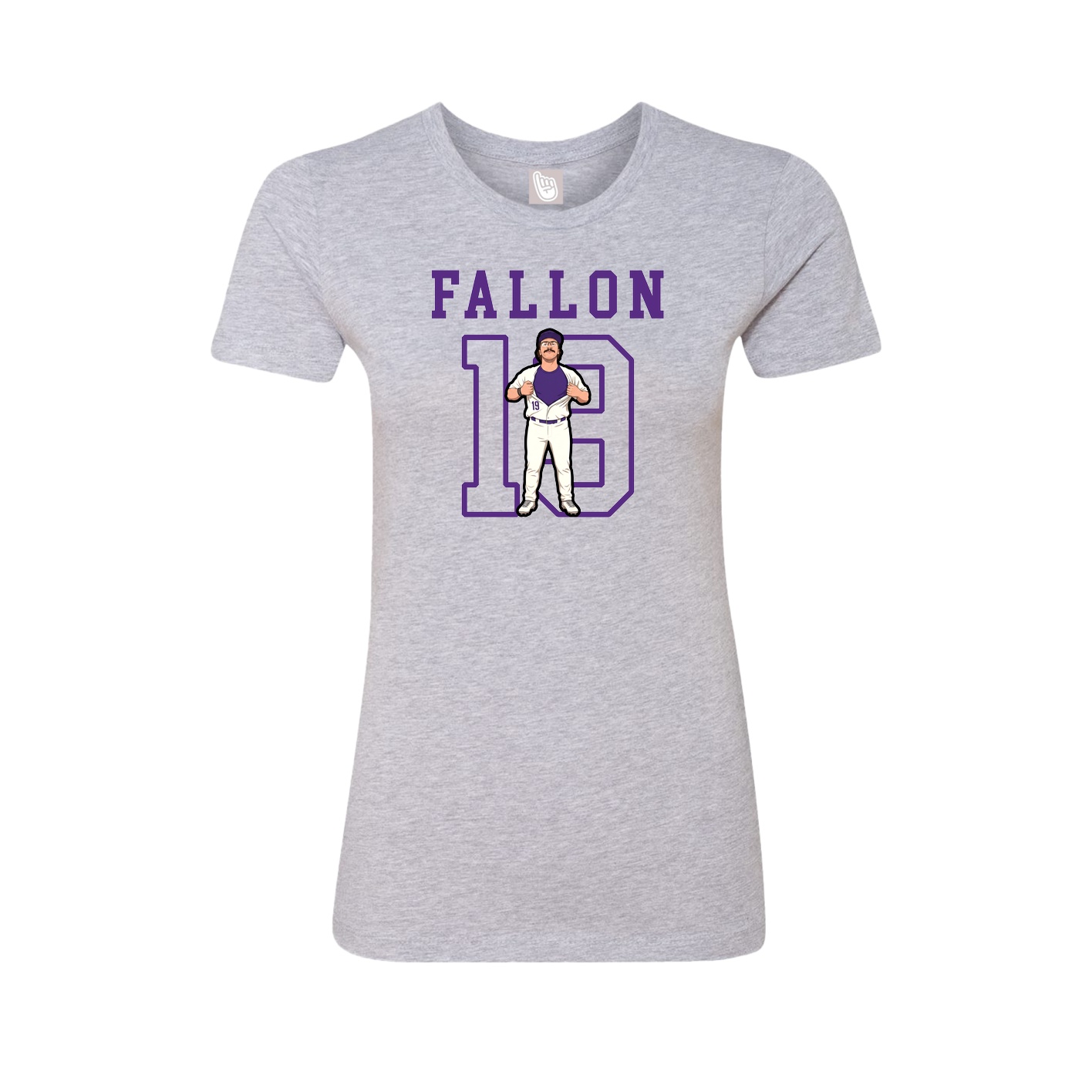 Fitted Women's Tee — Shirsey in Grey