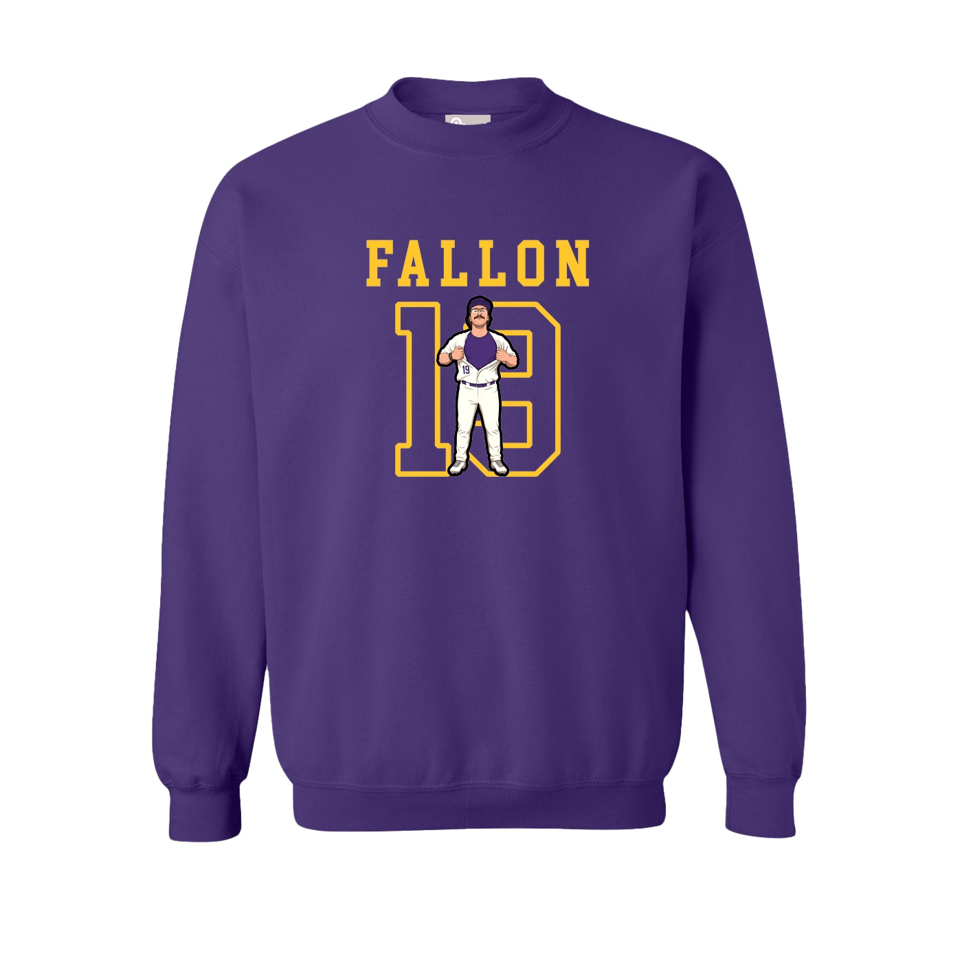 Fleece Crew — Shirsey in Purple