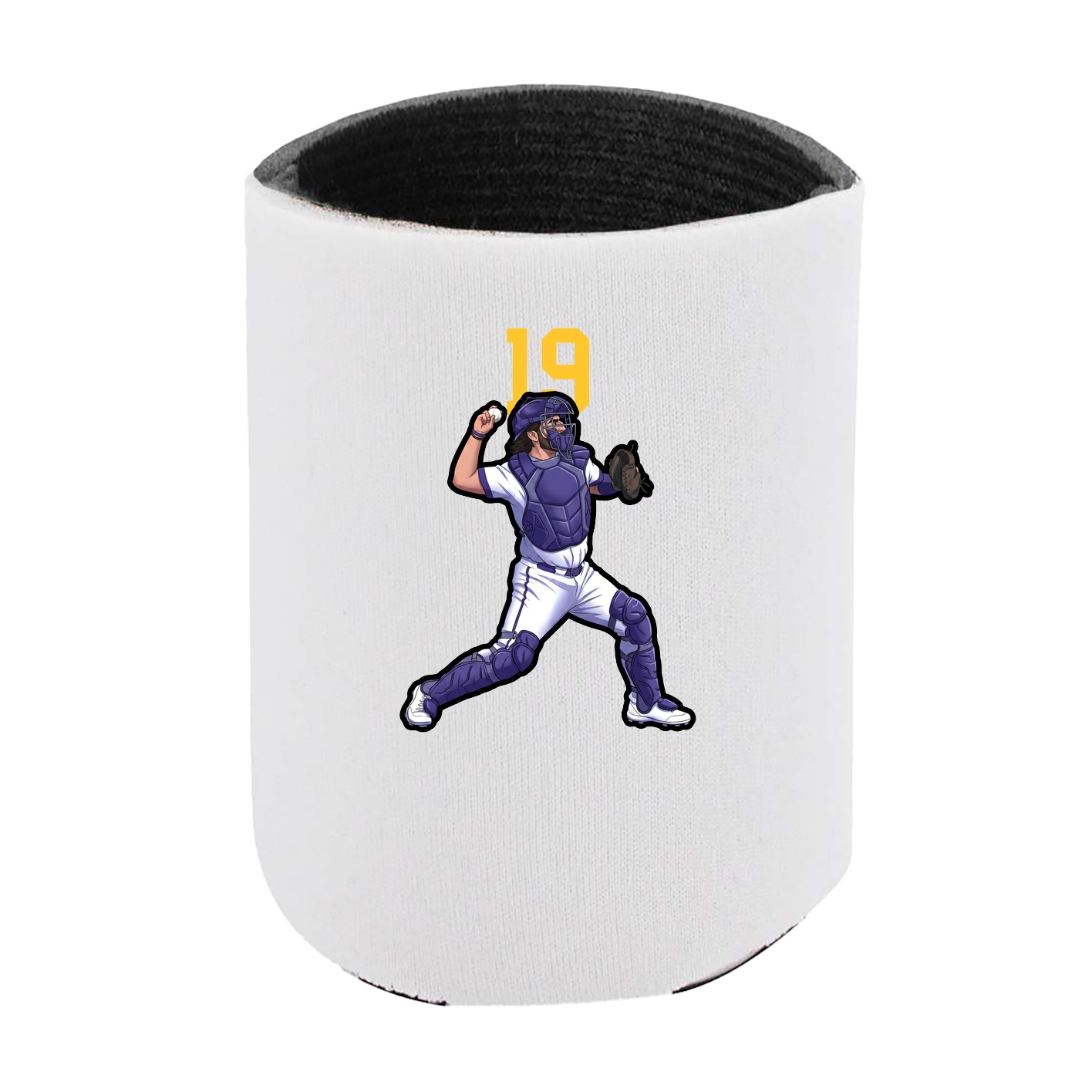 Can Holder — Number Top in White