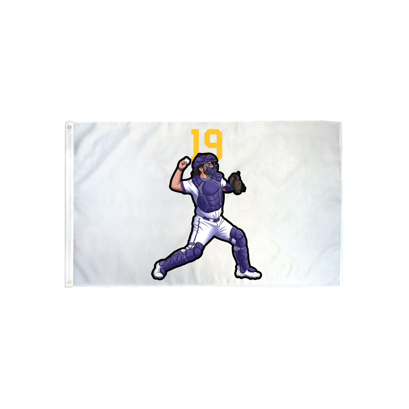 3x5 Flag — Number Top in Classic