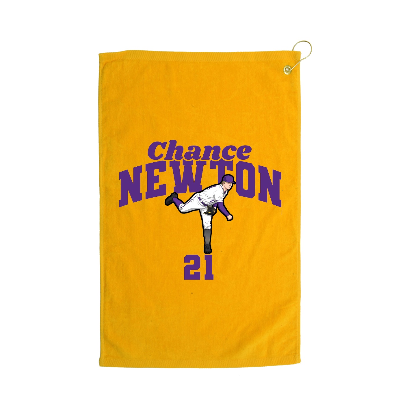 Golf Towel — Signature Arch in Gold