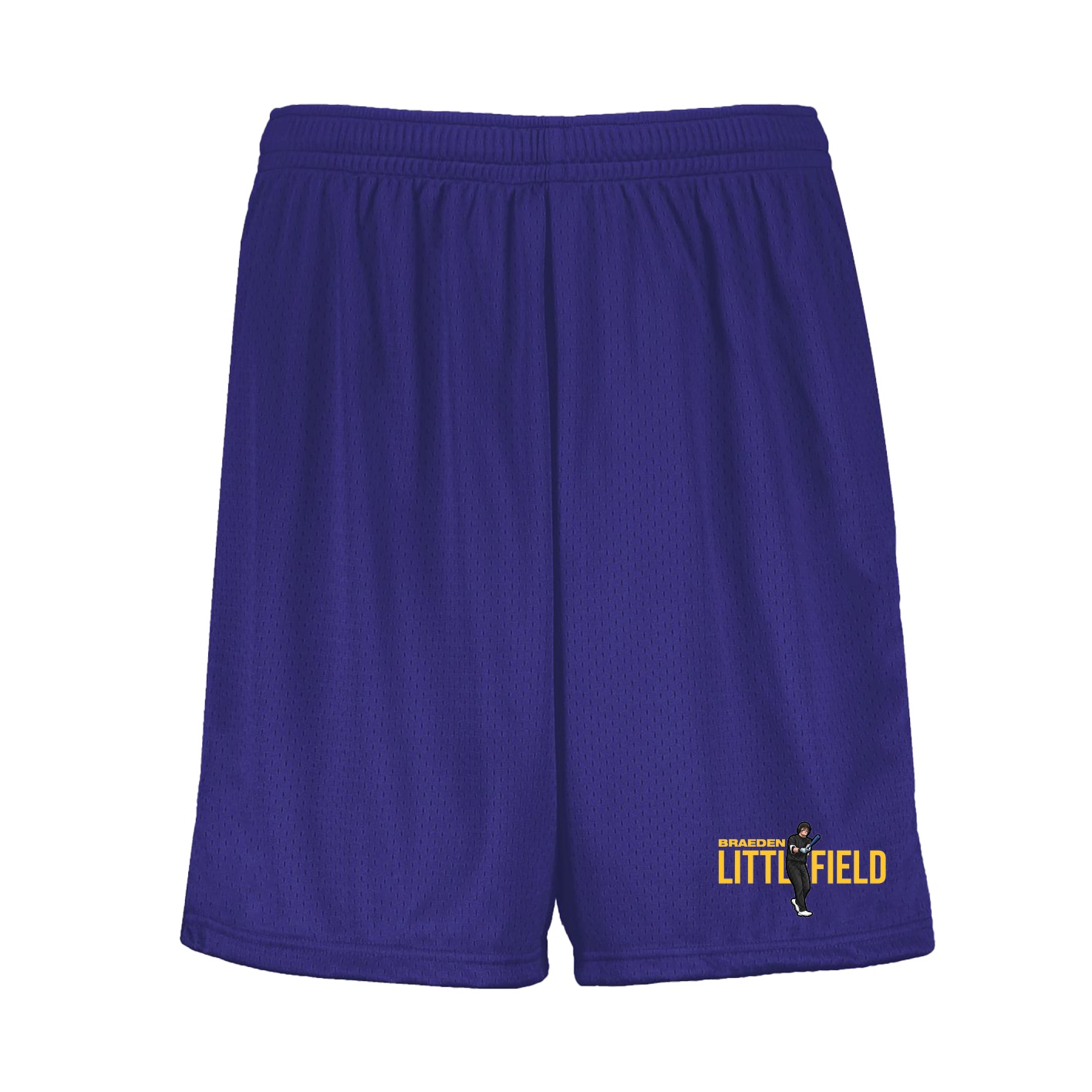 Shorts — Player Name in Purple