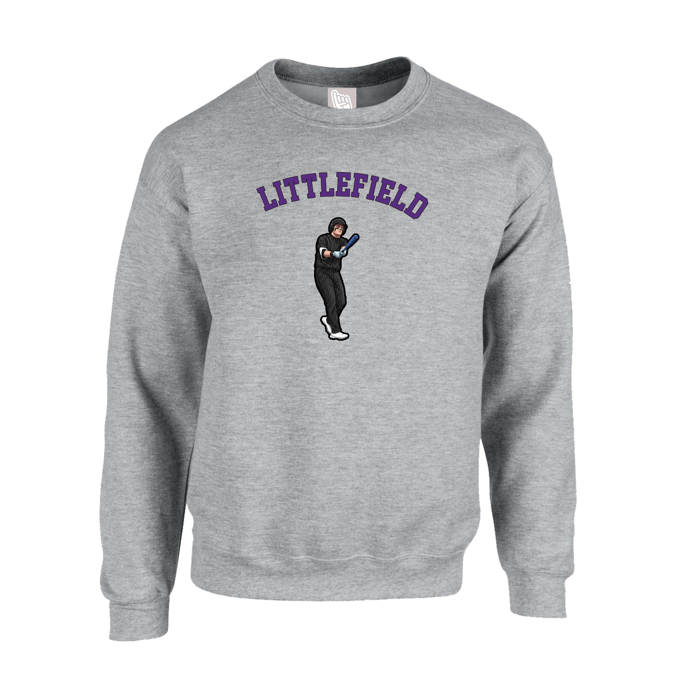 Fleece Crew — Shirsey Arch in Grey