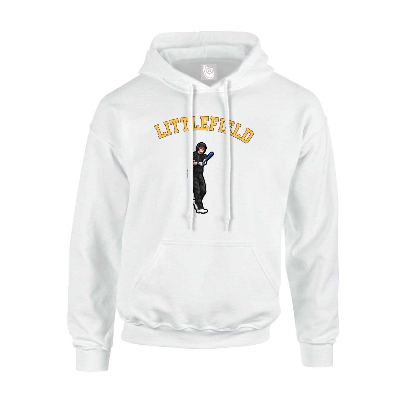 Youth Hoodie — Shirsey Arch in White