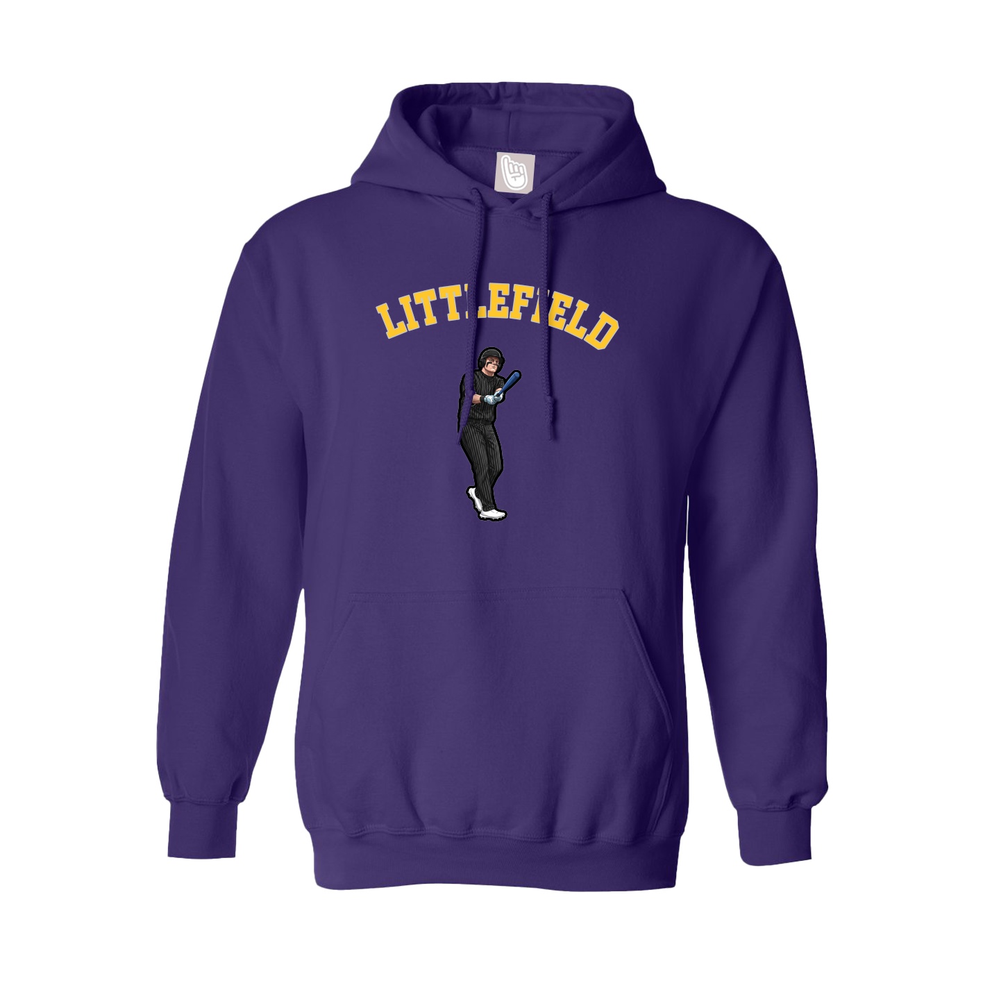 Youth Hoodie — Shirsey Arch in Purple