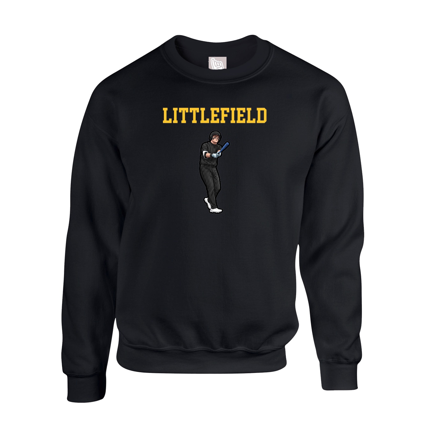 Fleece Crew — Shirsey in Black
