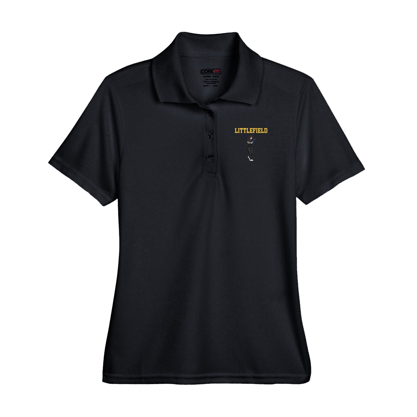Performance Polo — Shirsey in Black