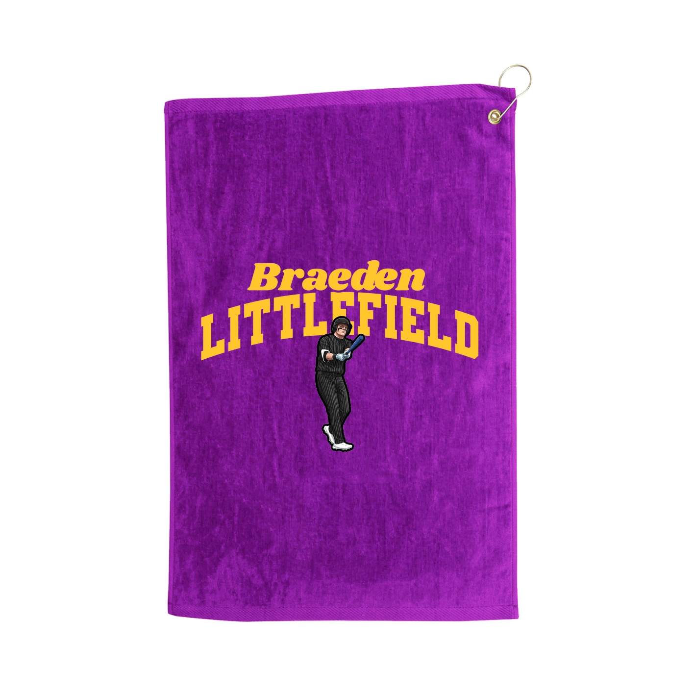 Golf Towel — Signature Arch in Purple