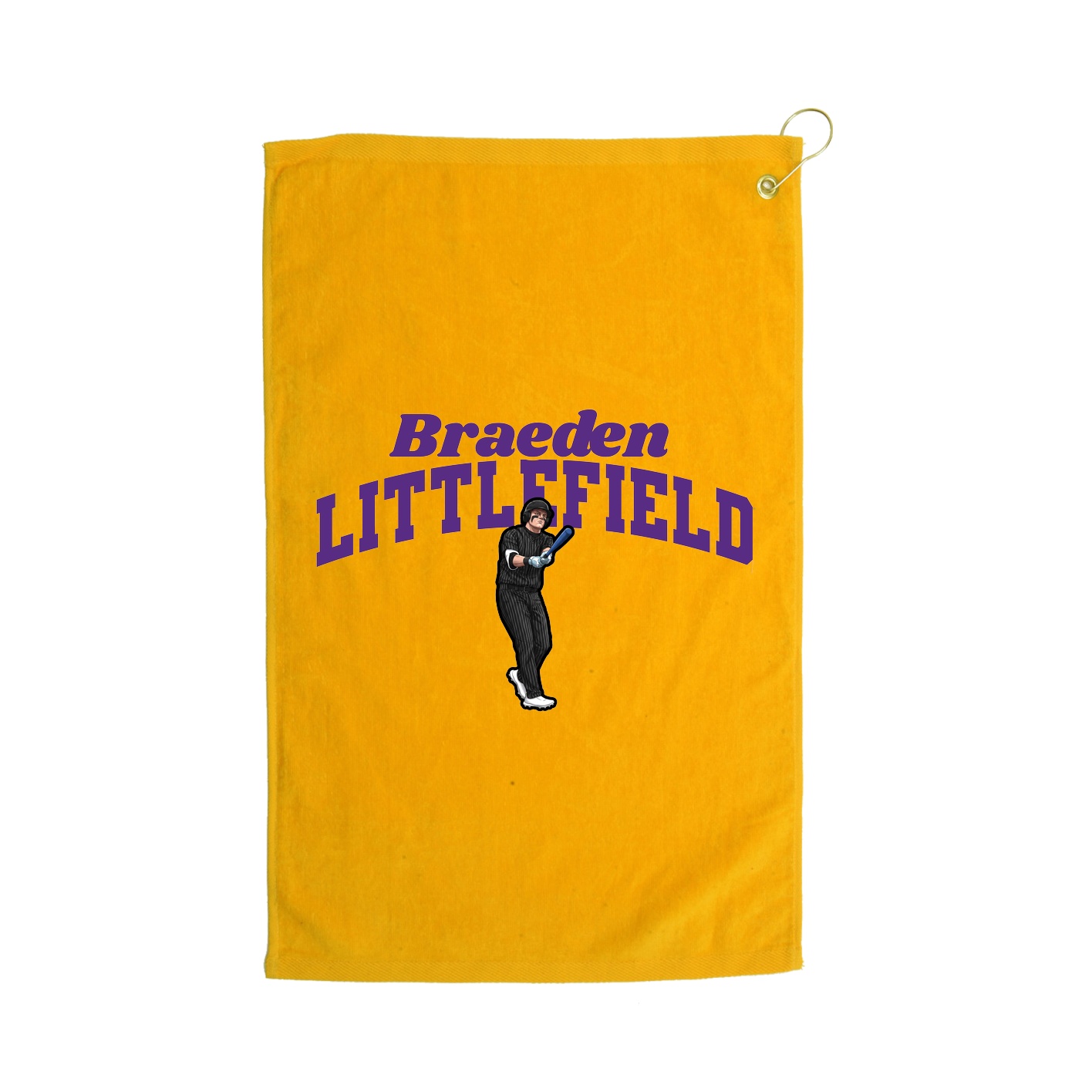 Golf Towel — Signature Arch in Gold