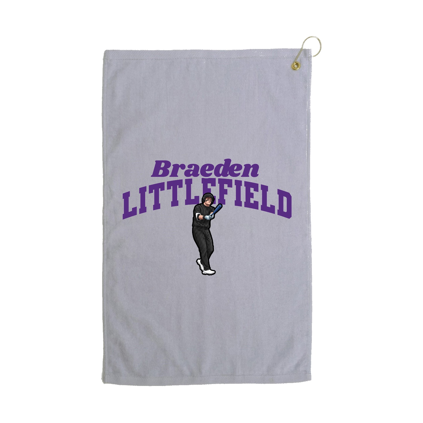 Golf Towel — Signature Arch in Grey