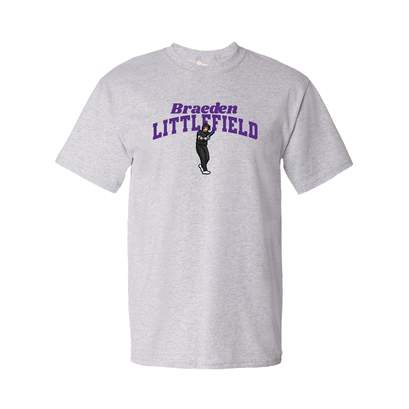 Youth Tee — Signature Arch in Grey