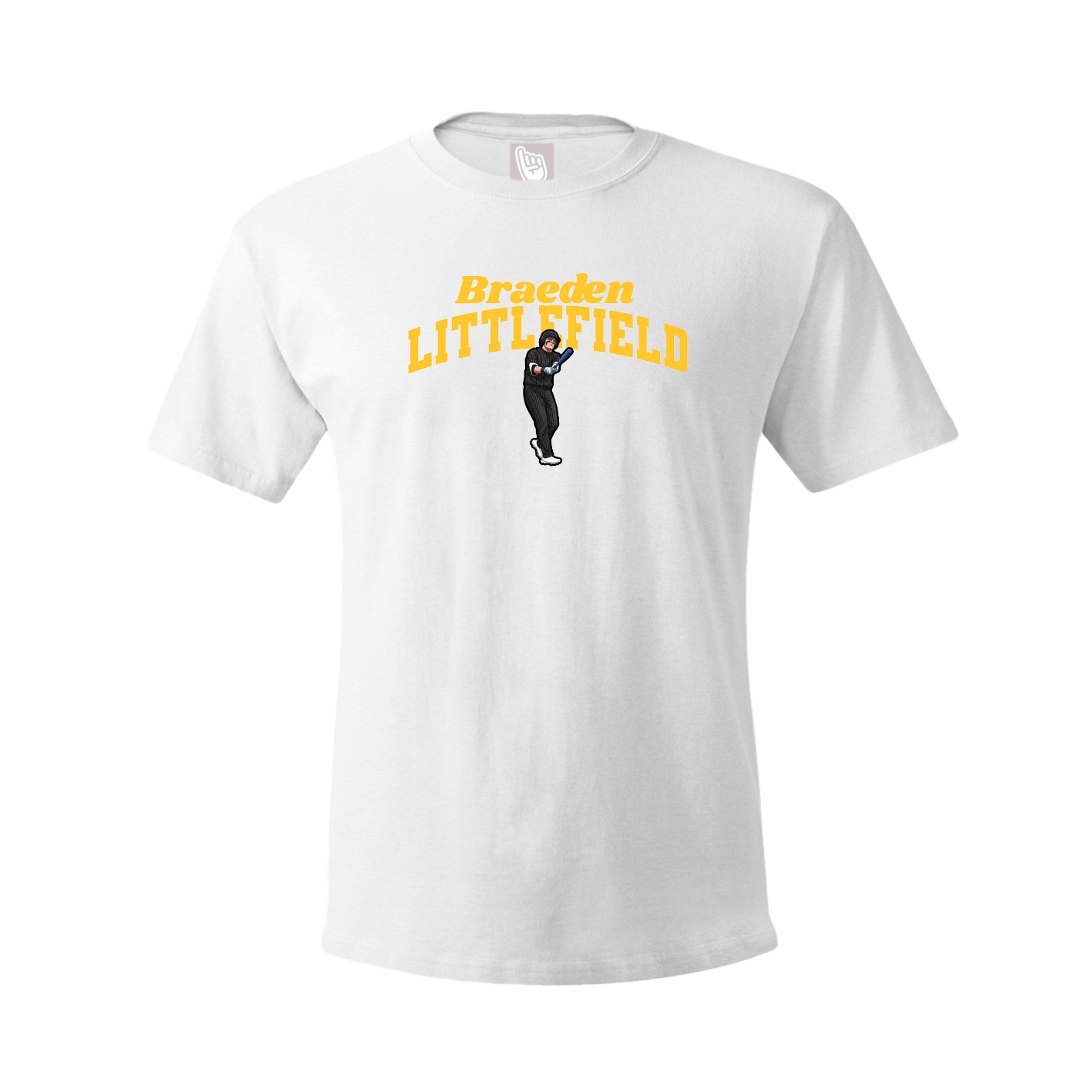 Youth Tee — Signature Arch in White