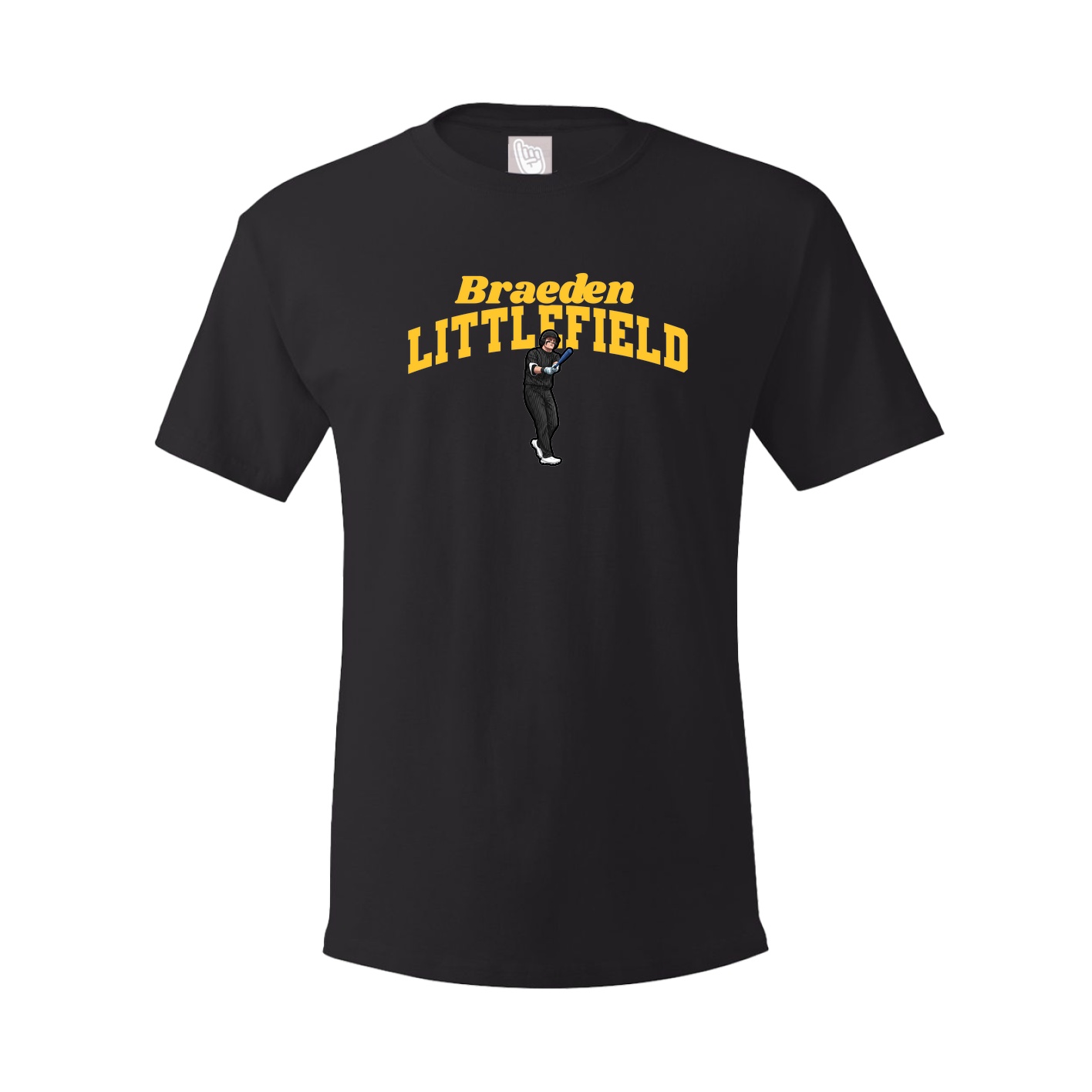 Youth Tee — Signature Arch in Black