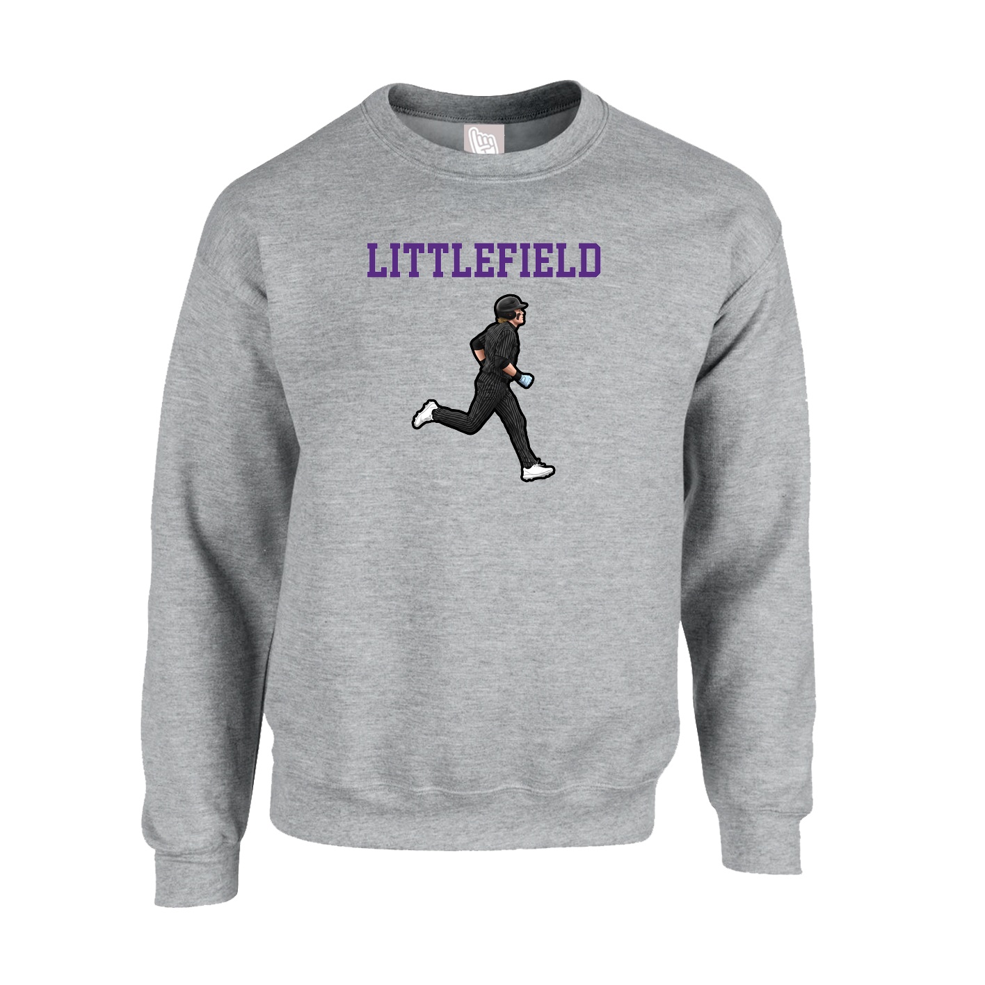 Fleece Crew — Shirsey in Grey