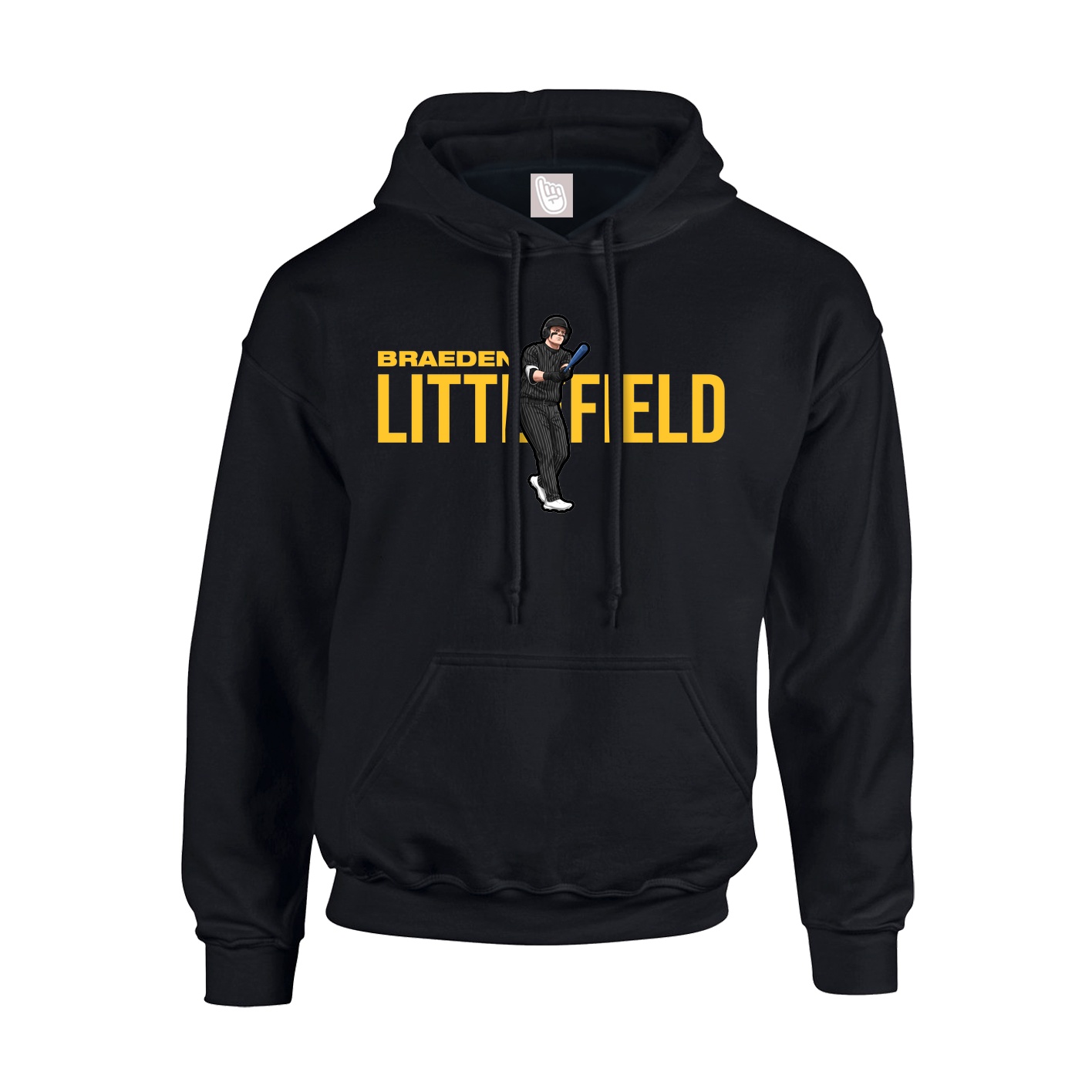 Hoodie — Player Name in Black