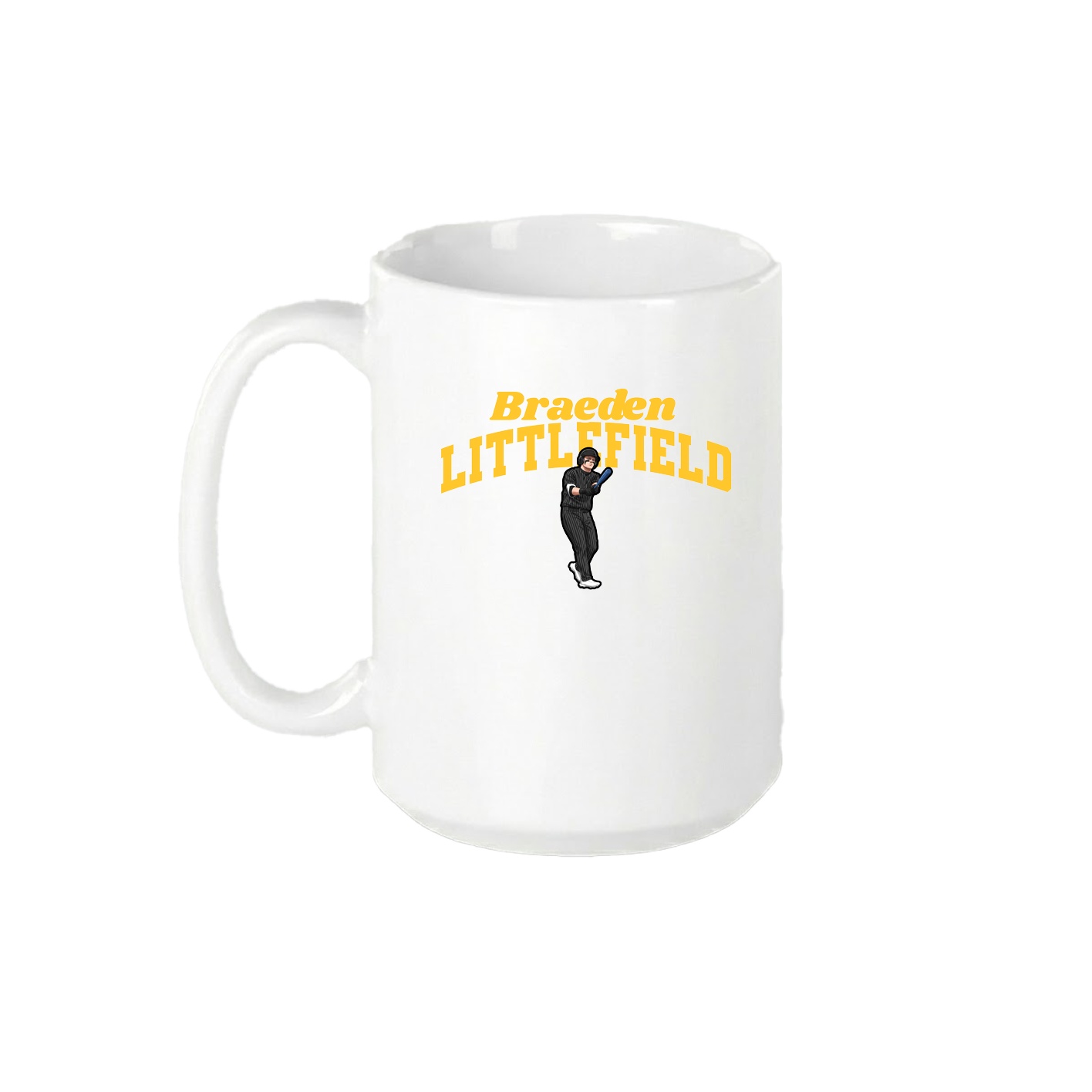 15oz Coffee Mug — Signature Arch in White