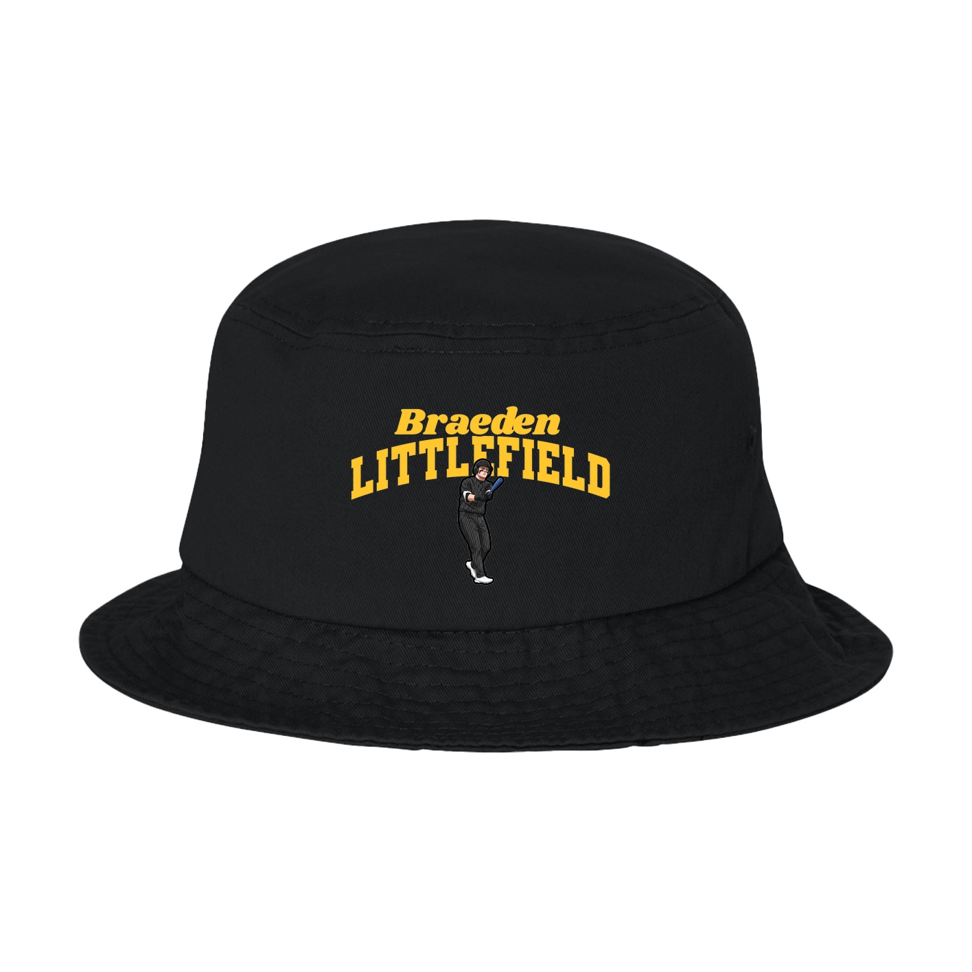 Bucket Cap — Signature Arch in Black