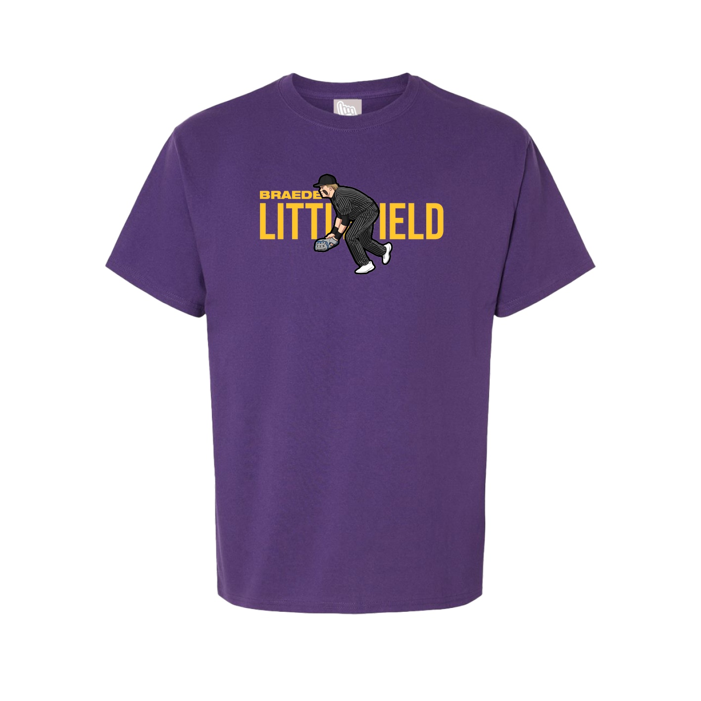 Youth Tee — Player Name in Purple
