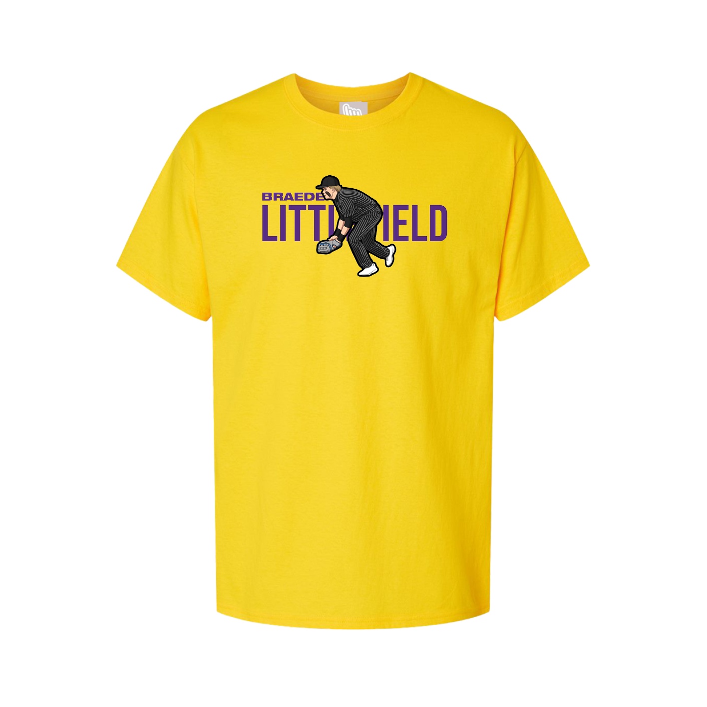 Youth Tee — Player Name in Gold
