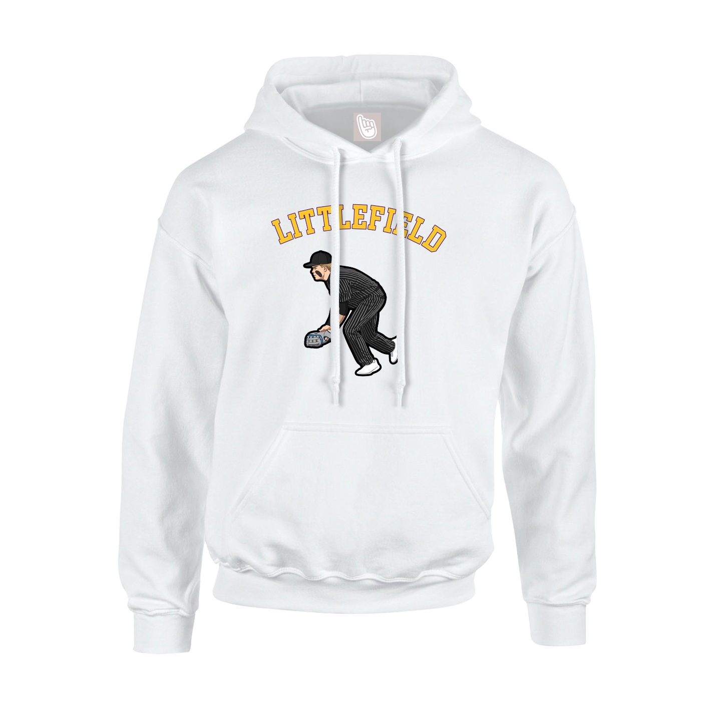 Hoodie — Shirsey Arch in White
