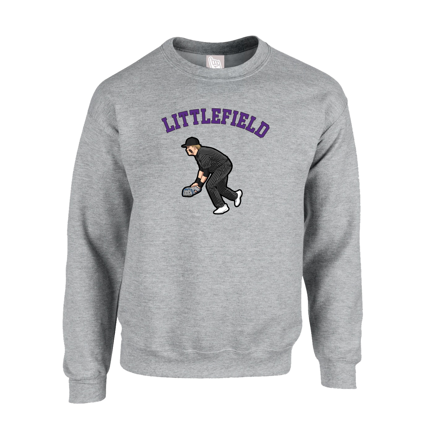 Fleece Crew — Shirsey Arch in Grey