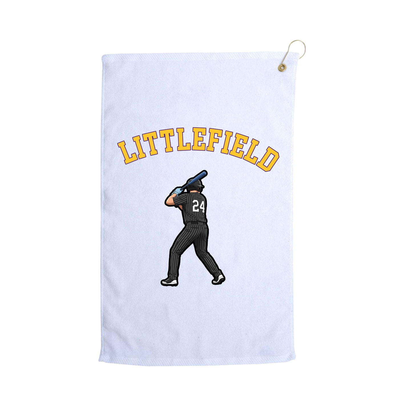 Golf Towel — Shirsey Arch in White