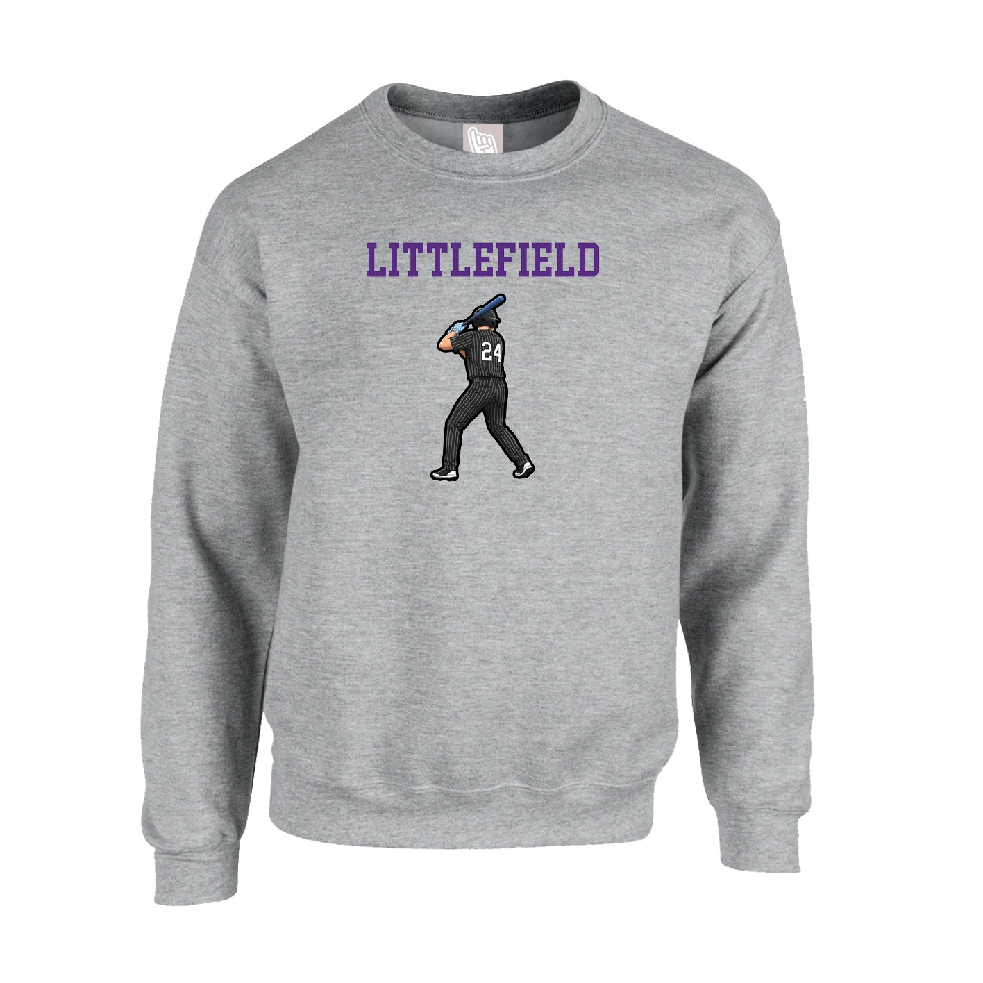 Fleece Crew — Shirsey in Grey