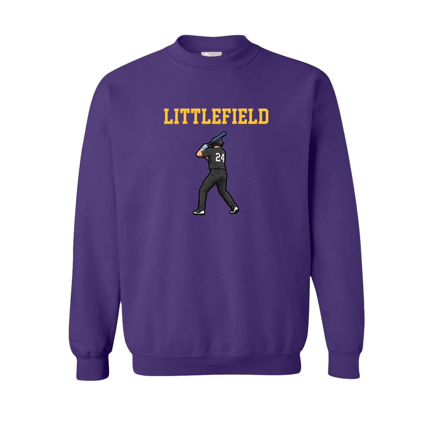 Fleece Crew — Shirsey in Purple