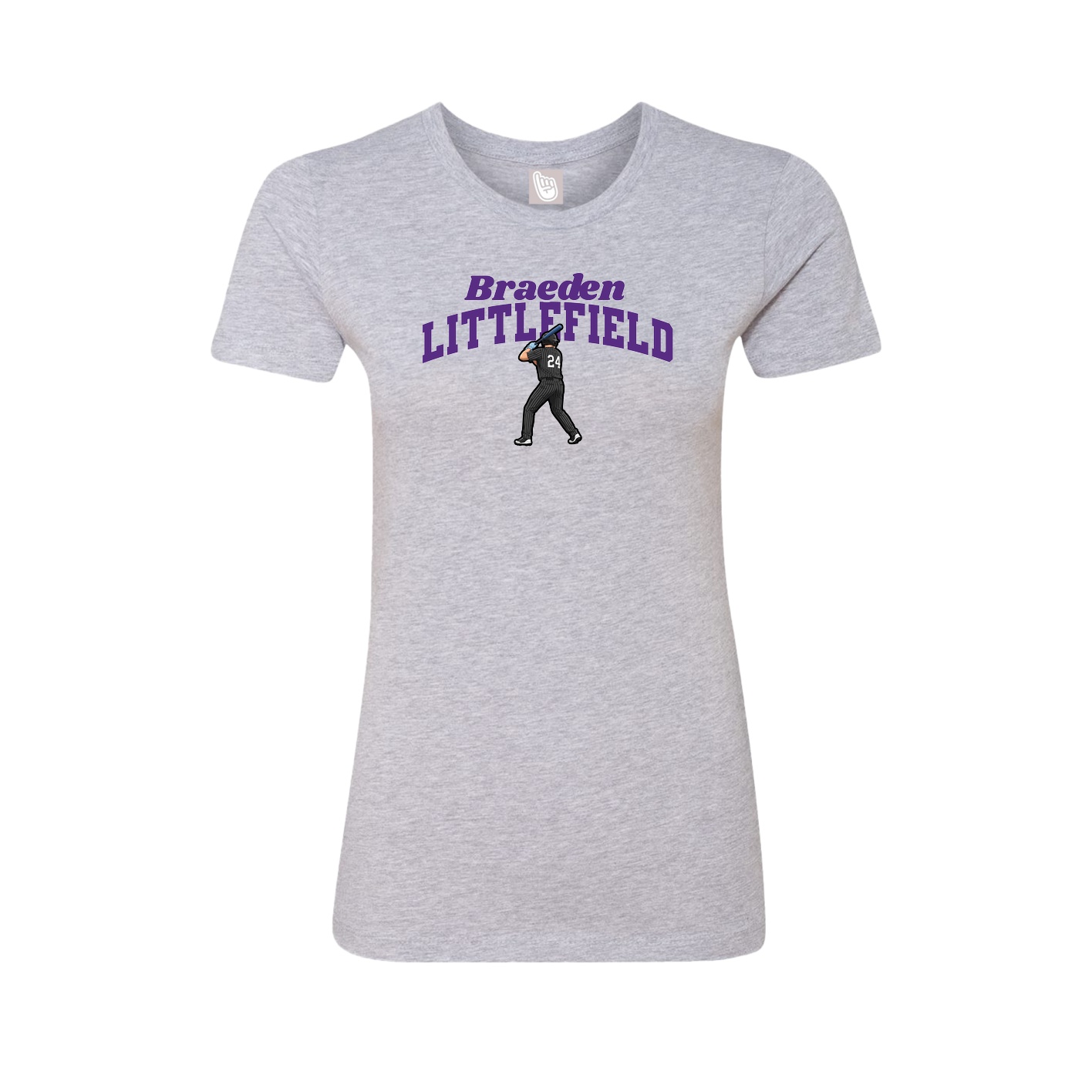 Womens Tee — Signature Arch in Grey
